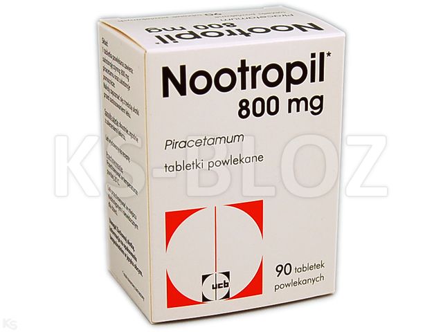 Nootropil interakcje ulotka tabletki powlekane 800 mg 90 tabl. | 9 blist.po 10 szt.