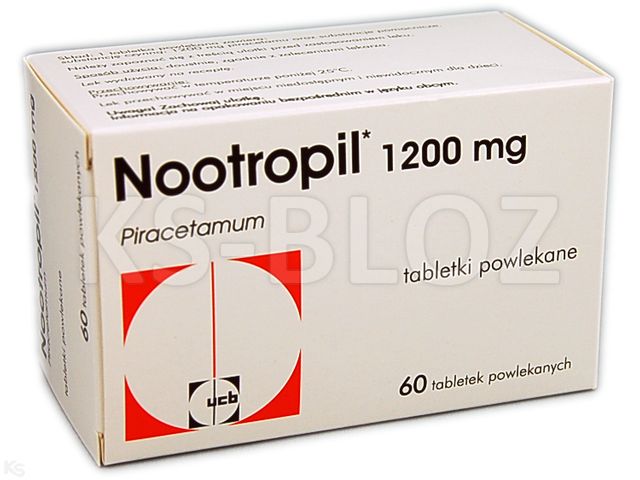 Nootropil interakcje ulotka tabletki powlekane 1,2 g 60 tabl. | 6 blist.po 10 szt.