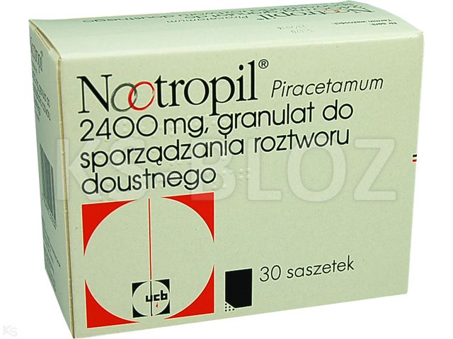 Nootropil interakcje ulotka granulat do sporządzania zawiesiny doustnej 2,4 g/5g 30 sasz. po 5 g