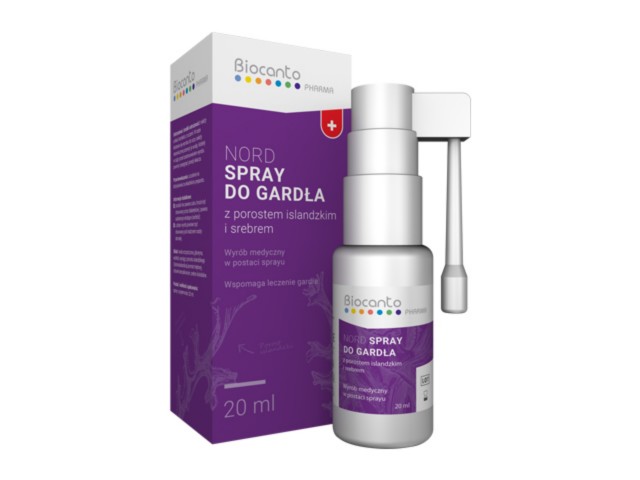 Nord Spray do gardła interakcje ulotka spray  20 ml