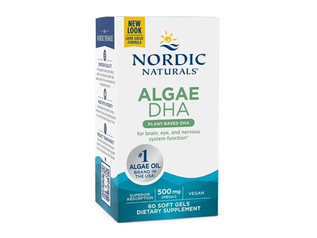 Nordic Naturals Algae DHA 500 mg interakcje ulotka kapsułki - 60 kaps.
