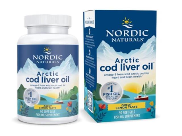 Nordic Naturals Arctic Cod Liver Oil 750 mg Lemon interakcje ulotka kapsułki  90 kaps.