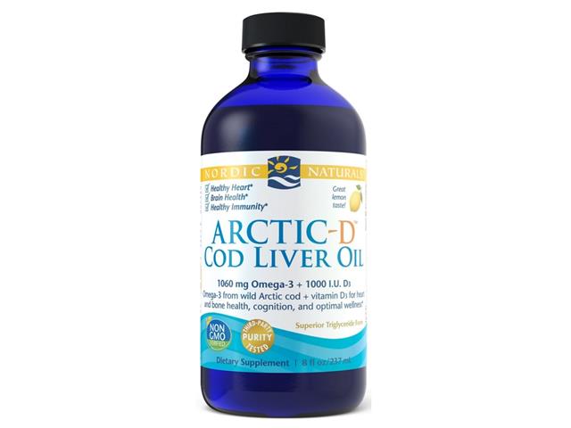 Nordic Naturals Arctic-D Cod Liver Oil lemon interakcje ulotka płyn  237 ml