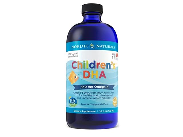 Nordic Naturals Children's DHA 530 mg strawberry interakcje ulotka płyn  473 ml