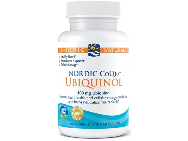 Nordic Naturals CoQ10 Ubiquinol 100 mg interakcje ulotka kapsułki  60 kaps.