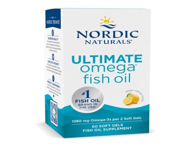 Nordic Naturals Ultimate Omega 1280 mg lemon interakcje ulotka kapsułki  60 kaps.