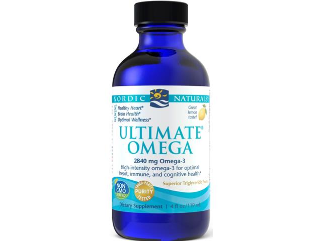 Nordic Naturals Ultimate Omega 2840 mg lemon flavor interakcje ulotka płyn  119 ml