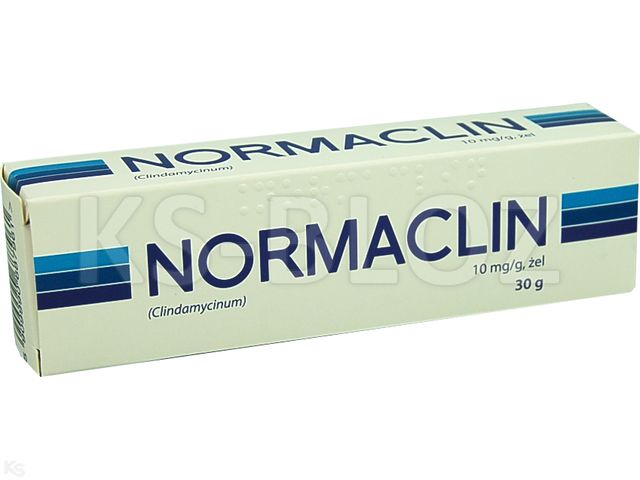 Normaclin interakcje ulotka żel 10 mg/g 30 g | (tub. karton)