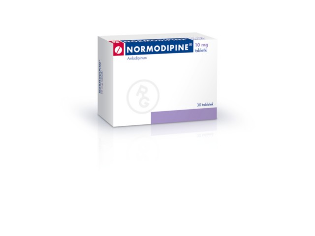 Normodipine interakcje ulotka tabletki 10 mg 30 tabl.