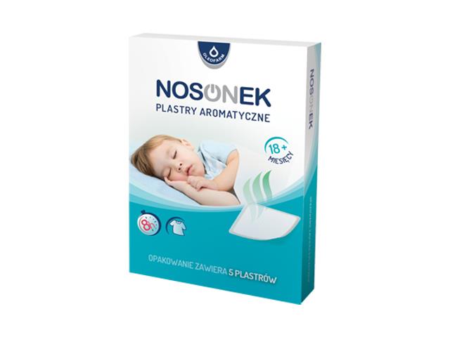 Nosonek Plastry aromatyczne interakcje ulotka plaster  5 plast.