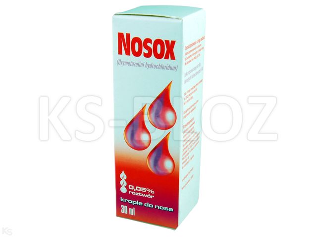 Nosox interakcje ulotka krople do nosa 0,05 % 30 ml