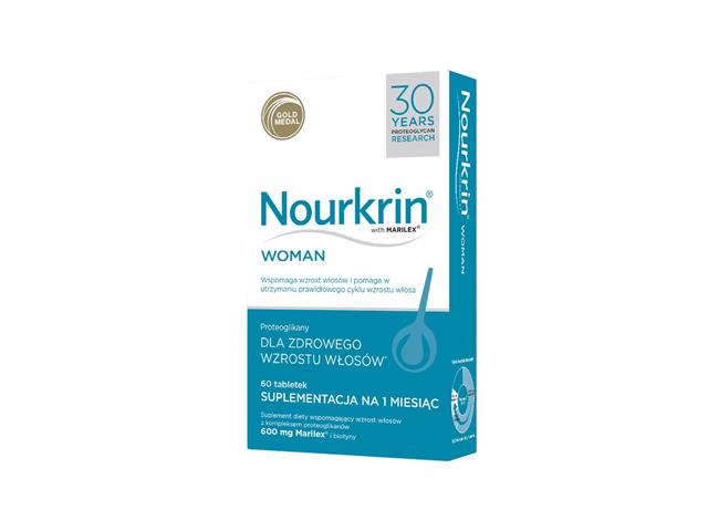 Nourkrin Woman interakcje ulotka tabletki  60 tabl.