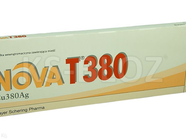 Nova T 380 interakcje ulotka wkładka antykoncepcyjna  1 szt.