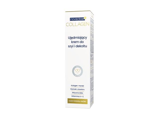 Novaclear Collagen Krem do szyi i dekoltu ujędrniający interakcje ulotka   50 ml