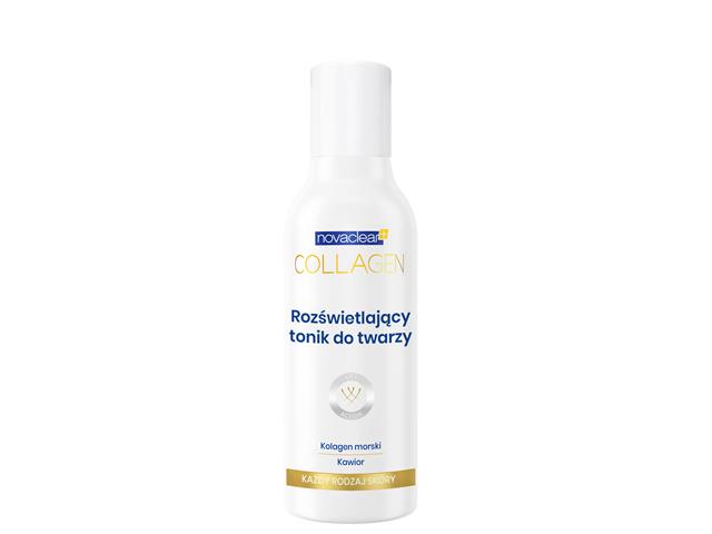 Novaclear Collagen Tonik do twarzy rozświetlający interakcje ulotka tonik  100 ml