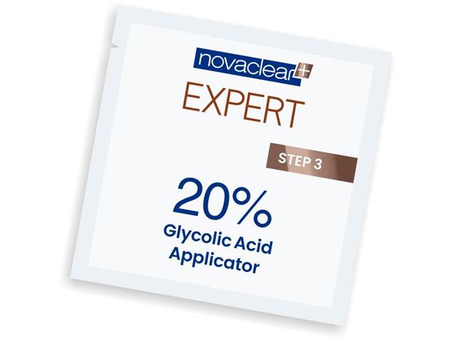 Novaclear Expert Chusteczka peelingująca 20% glycolid acid applicator interakcje ulotka   1 szt.