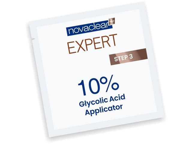 Novaclear Expert Chusteczka peelingująca z kwasem glikolowym 10% interakcje ulotka chusteczka  1 szt.