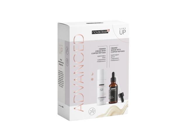 Novaclear Lift Up Advanced Zestaw Krem do twarzy ujędrniający + Serum do twarzy ujędrniające interakcje ulotka krem  50 ml + 30 ml
