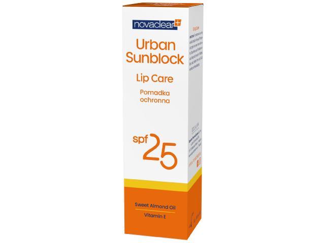 NOVACLEAR URBAN SUNBLOCK Pomadka ochronna interakcje ulotka pomadka do ust  4.9 g