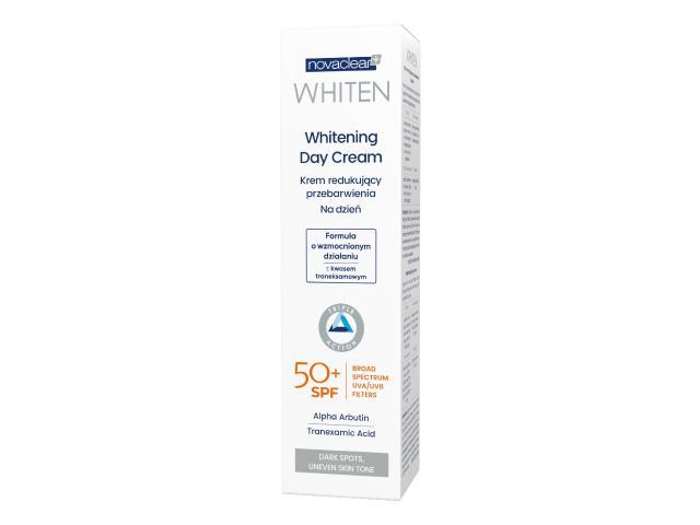 Novaclear Whiten Krem na dzień redukujący przebarwienia SPF 50+ interakcje ulotka krem  50 ml