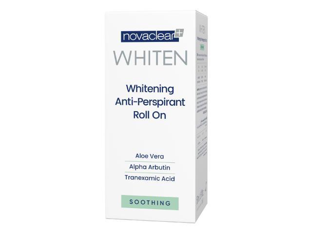 Novaclear Whiten Whitening Soothing Roll-on antyperspirant łagodzący interakcje ulotka roll-on  50 ml