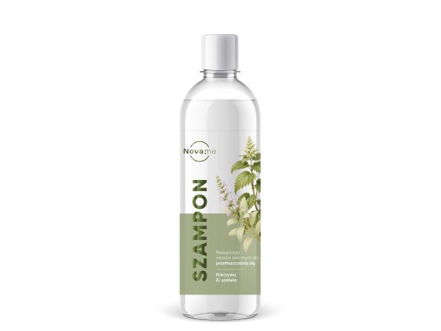 Novame Szampon do włosów skłonnych do przetłuszczania się pokrzywa i szałwia interakcje ulotka szampon - 500 ml