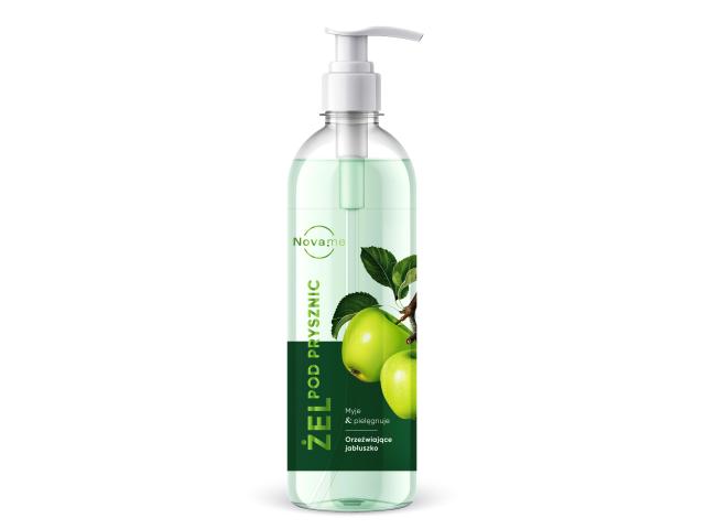 Novame Żel pod prysznic orzeźwiające jabłuszko interakcje ulotka żel - 500 ml