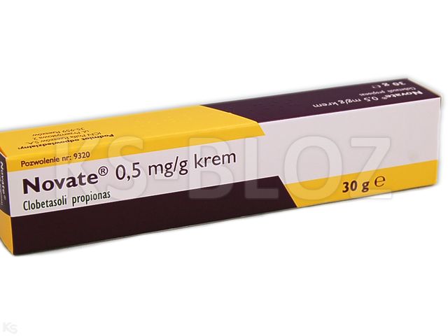 Novate interakcje ulotka krem 500 mcg/g 