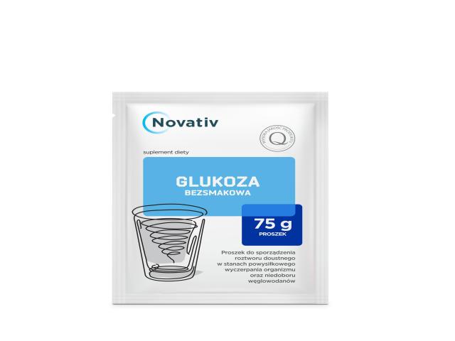 Novativ Glukoza bezsmakowa interakcje ulotka proszek  75 g