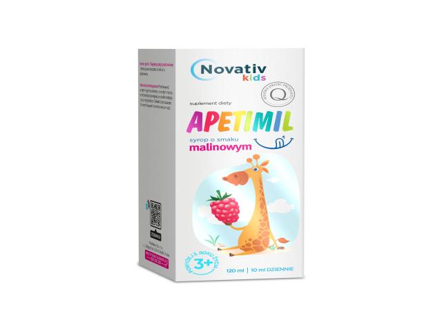 Novativ Kids Apetimil interakcje ulotka syrop  120 ml