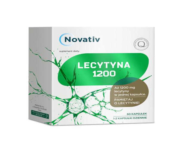 Novativ Lecytyna 1200 mg interakcje ulotka kapsułki  60 kaps.