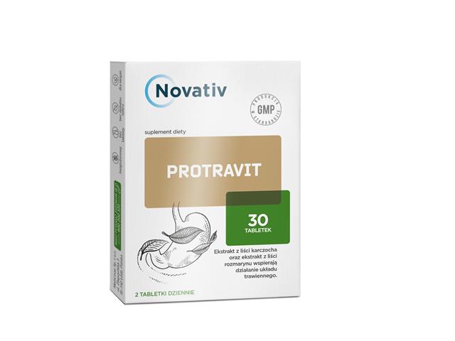 Novativ Protravit interakcje ulotka tabletki  30 tabl.