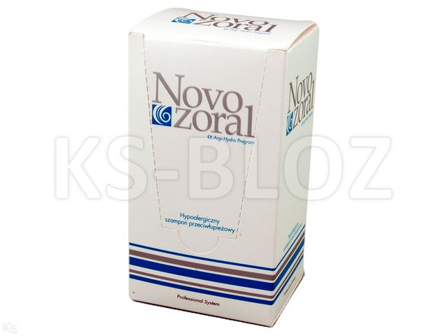 NOVOZORAL Szamp. p/łupież.zaw.ketokonaz.2% interakcje ulotka szampon - 12 sasz. po 6 ml