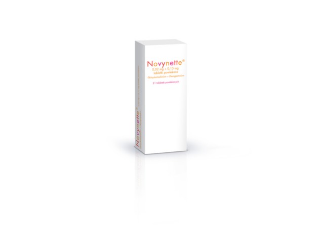 Novynette interakcje ulotka tabletki powlekane 20mcg+150mcg 