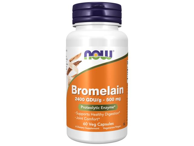 Now Foods Bromelain 500 mg interakcje ulotka kapsułki 60 kaps.