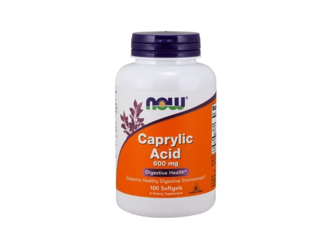 Now Foods Caprylic Acid 600 mg interakcje ulotka kapsułki - 100 kaps.