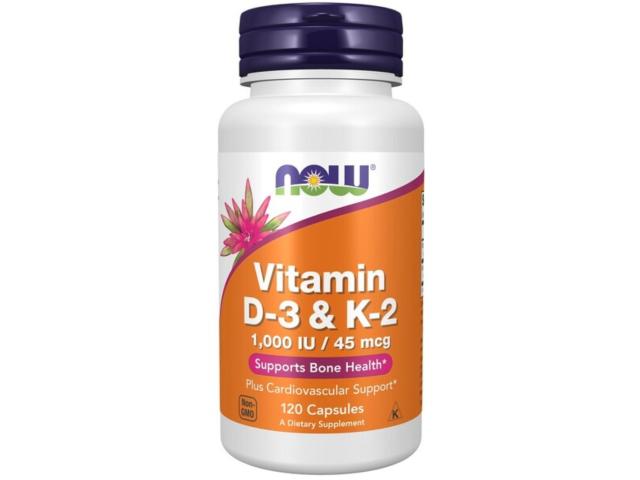Now Foods D3 I K2 interakcje ulotka kapsułki wegetariańskie - 120 kaps.