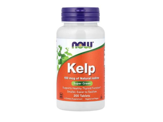 Now Foods Kelp 150 mcg interakcje ulotka tabletki - 200 tabl.