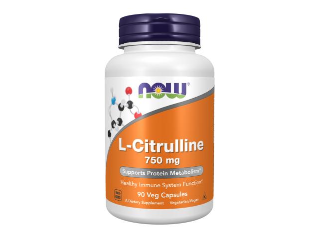 Now Foods L-Citrulline 750 mg interakcje ulotka kapsułki 90 kaps.