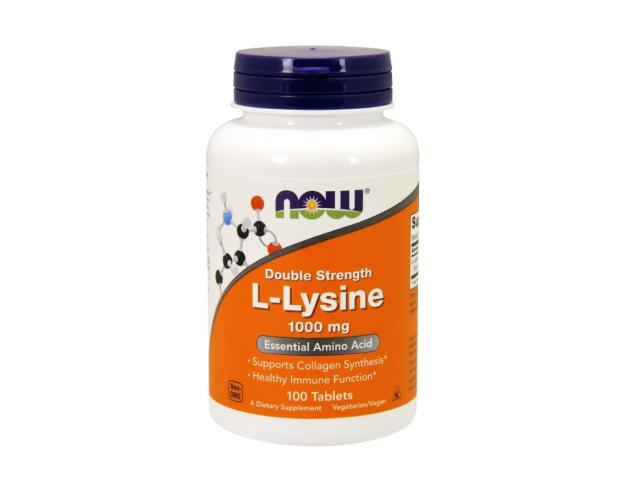 Now Foods L-Lysine 1000 mg interakcje ulotka tabletki - 100 tabl.