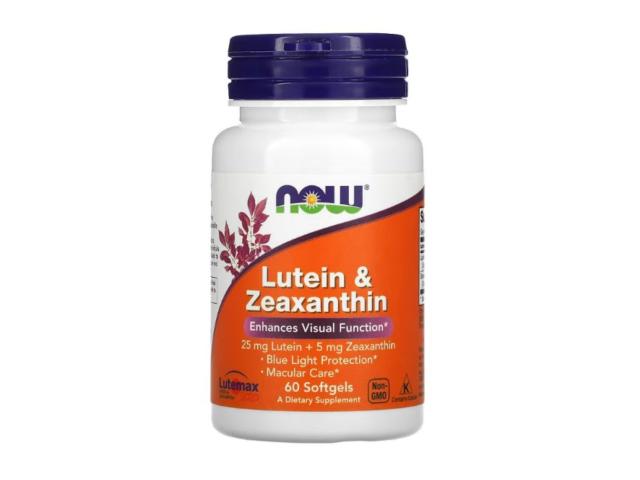 Now Foods Lutein & Zeaxanthin interakcje ulotka kapsułki - 60 kaps.