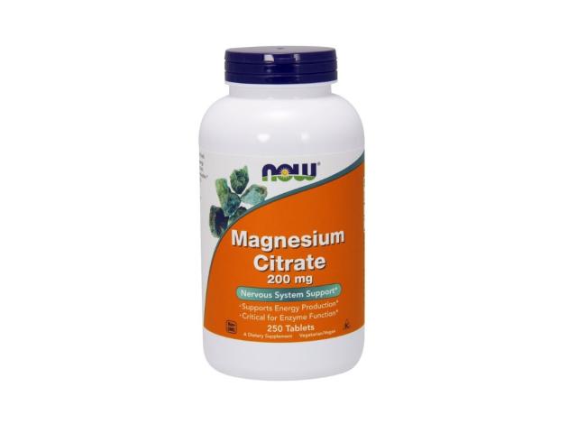 Now Foods Magnesium Citrate interakcje ulotka tabletki - 250 tabl.