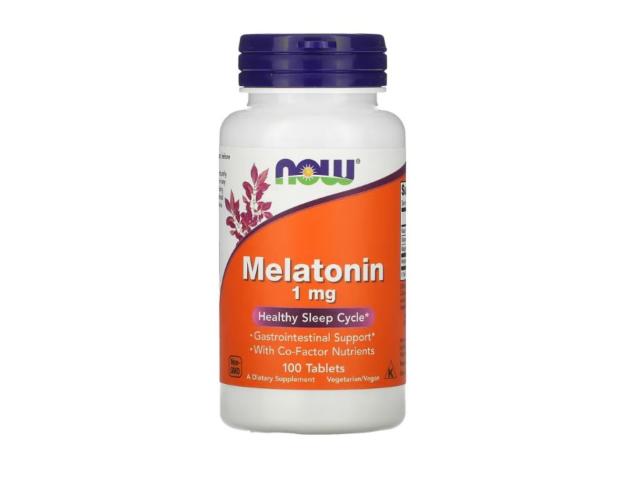 Now Foods Melatonin 1 mg interakcje ulotka tabletki - 100 tabl.