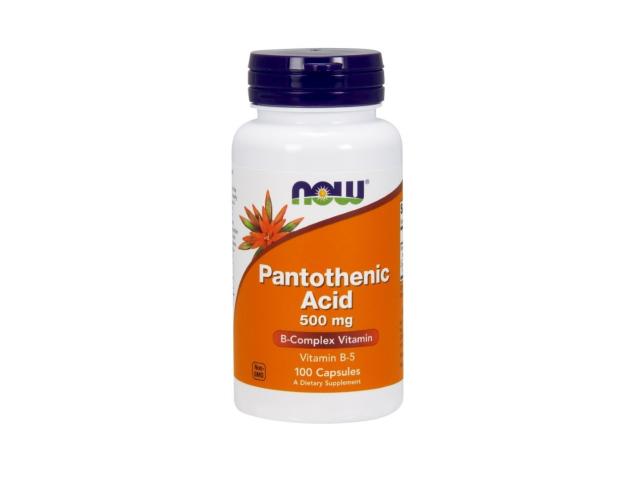 Now Foods Pantothenic Acid 500 mg interakcje ulotka kapsułki - 100 kaps.