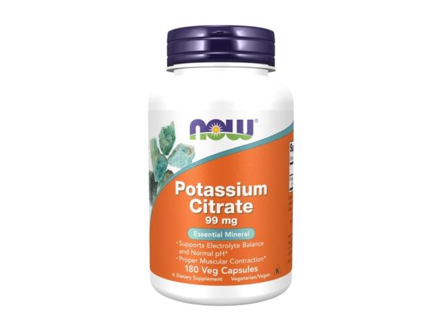 Now Foods Potassium Citrate 99 mg interakcje ulotka kapsułki - 180 kaps.