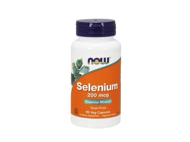 Now Foods Selenium 200 mcg interakcje ulotka kapsułki wegetariańskie - 90 kaps.