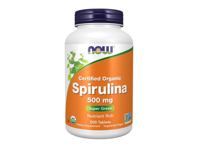 Now Foods Spirulina 500 mg interakcje ulotka tabletki - 500 tabl.
