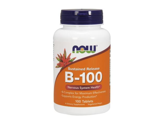Now Foods Vitamin B-100 Sustained Release interakcje ulotka tabletki - 100 tabl.