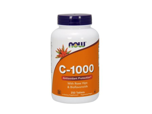 Now Foods Vitamin C-1000 With Rose Hips & Bioflavonoids interakcje ulotka tabletki  250 tabl.