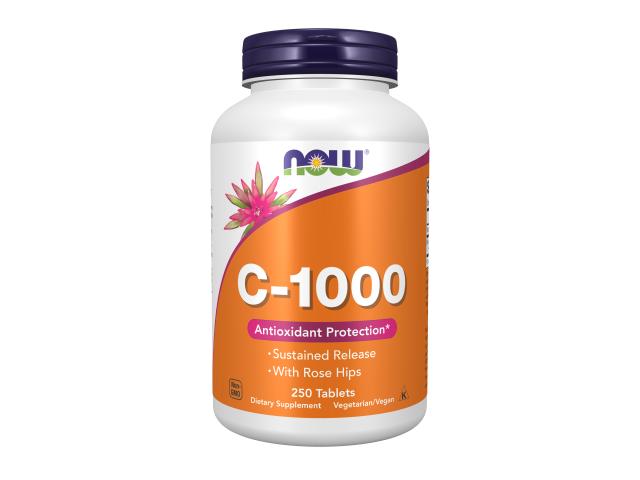Now Foods Vitamin C-1000 With Rose Hips Sustained Release interakcje ulotka tabletki o przedłużonym uwalnianiu 250 tabl.